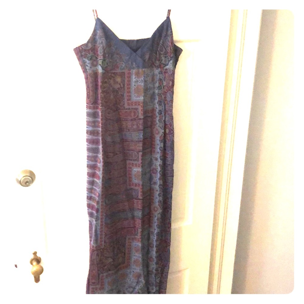 Spaghetti strap maxi dress by Laundry
